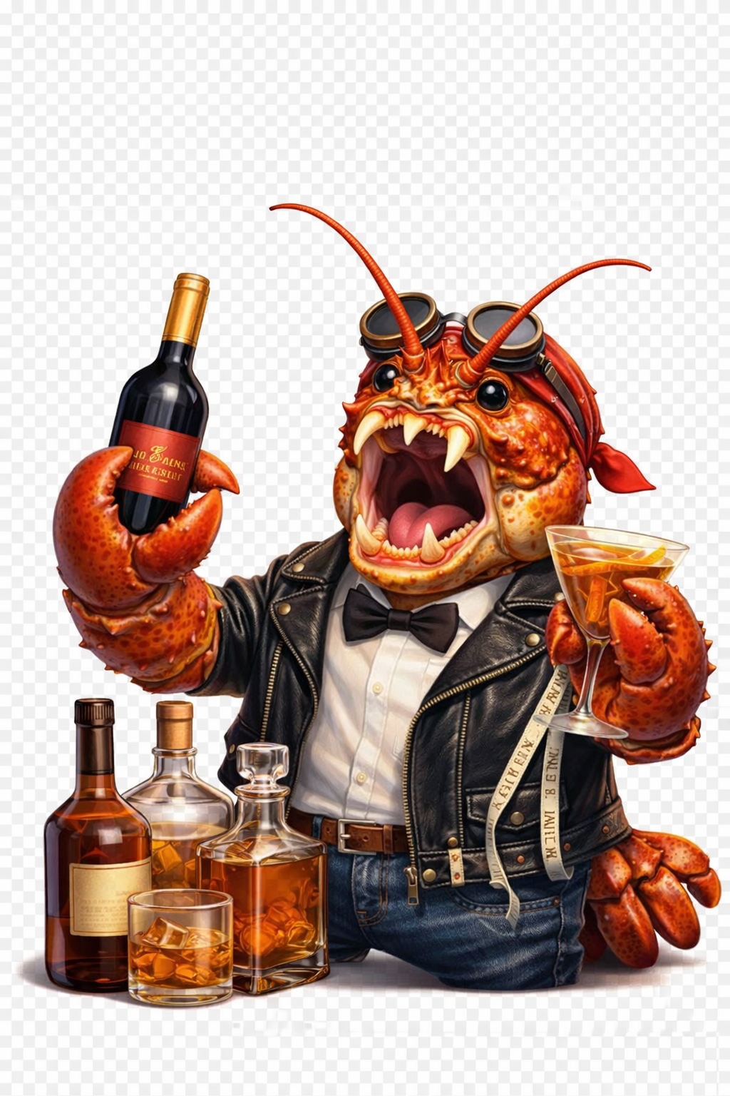 Lobster Pour mascot