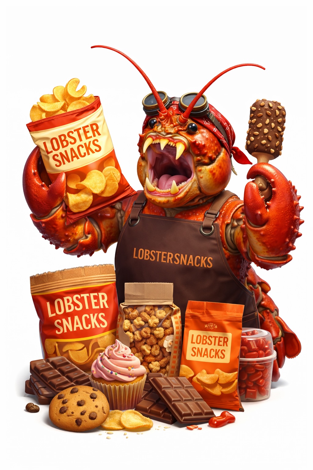 Lobster Snacks mascot